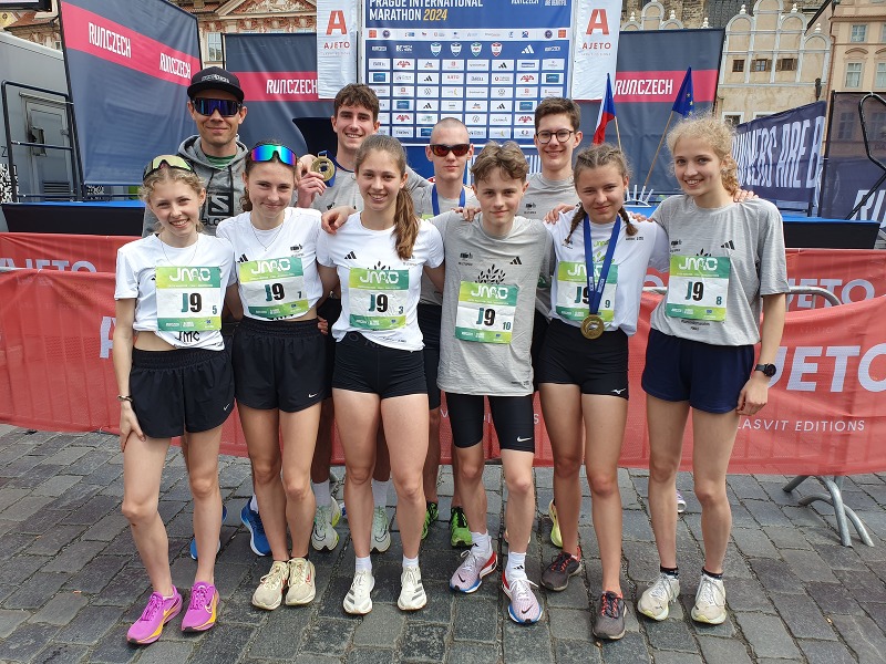Pražská juniorská maratonská štafeta 2024
