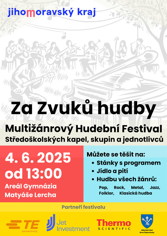 Pořádáme festival Za zvuků hudby