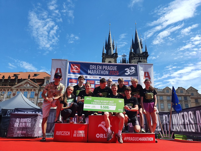 Třetí místo: Pražský maraton 2025 - republikové finále