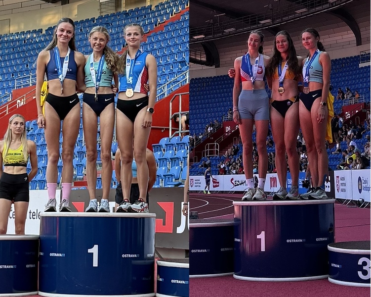 Atletika: běh: 1. a 3. místo na mistrovství České republiky