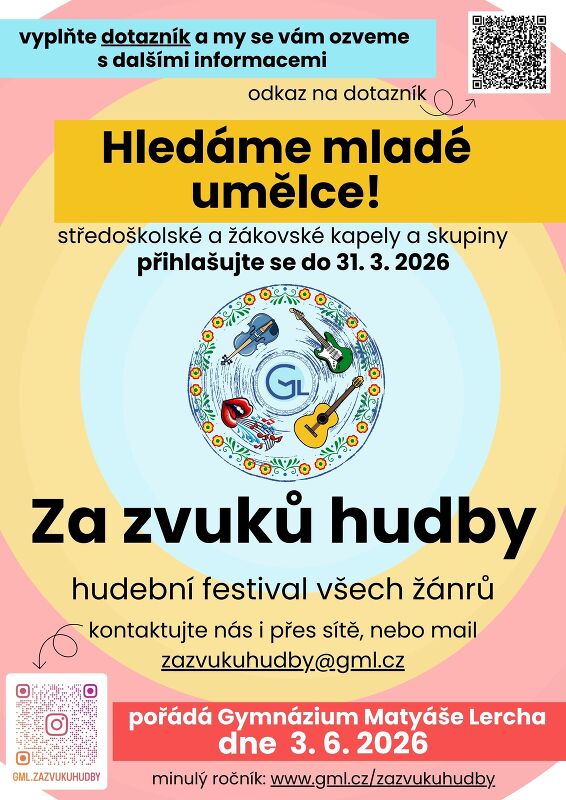 Přihlašování na festival Za zvuků hudby 2026