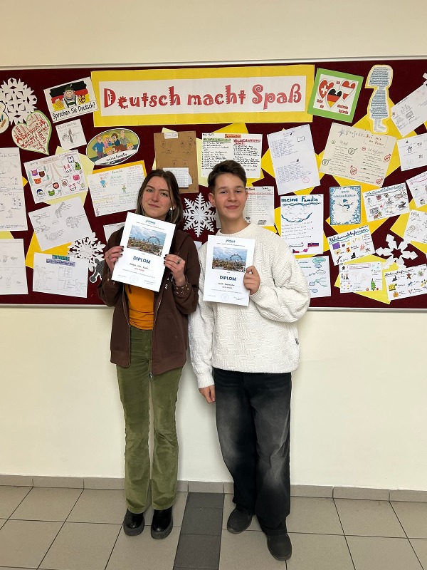 Německá olympiáda - okresní kola