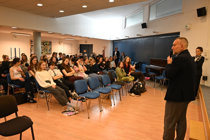 Návštěva Ing. Martina Borovky, generálního ředitele Vinci construction