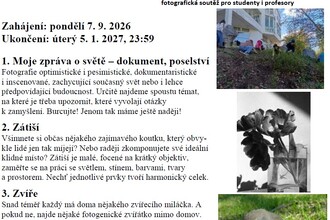 soutěž Fotograf GML 2026 právě začíná...